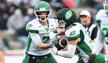 Jack Coan takes starter’s reps at Roughriders practice in place of Trevor Harris | GX94 Radio - Now That's Country!