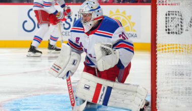 Garand gets first NHL shutout, Rangers blank Red Wings