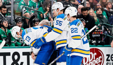 NHL Status Report: Toropchenko out at least six weeks for Blues