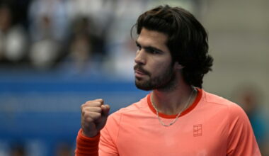 Tennis: Alcaraz through to Japan Open semis after Shapovalov injury