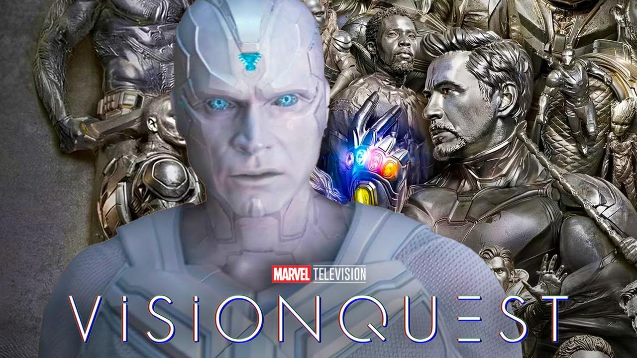 White Vision, Avengers Endgame Encore Poster.