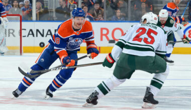 PROJECTED LINEUP: Oilers vs. Wild