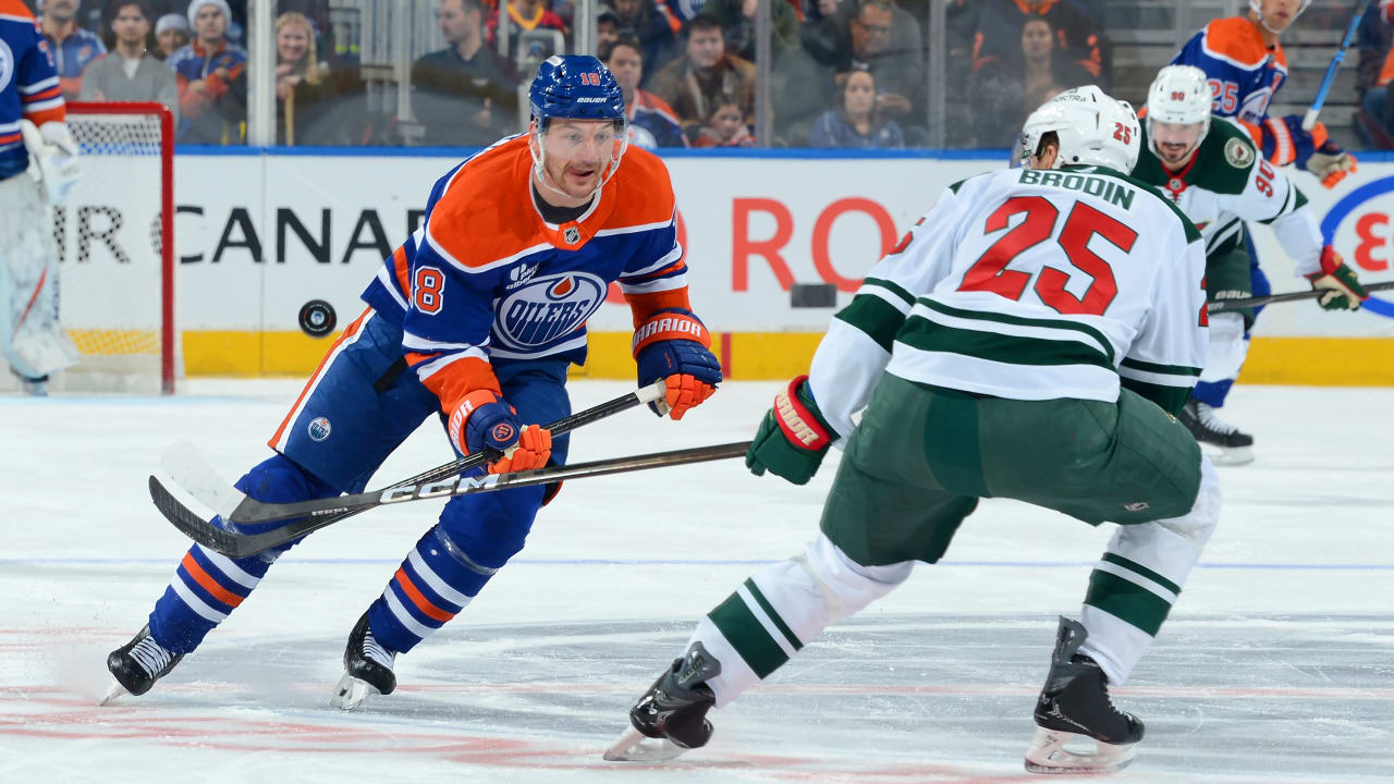 PROJECTED LINEUP: Oilers vs. Wild