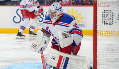 Garand notches 1st career shutout as Rangers top Red Wings