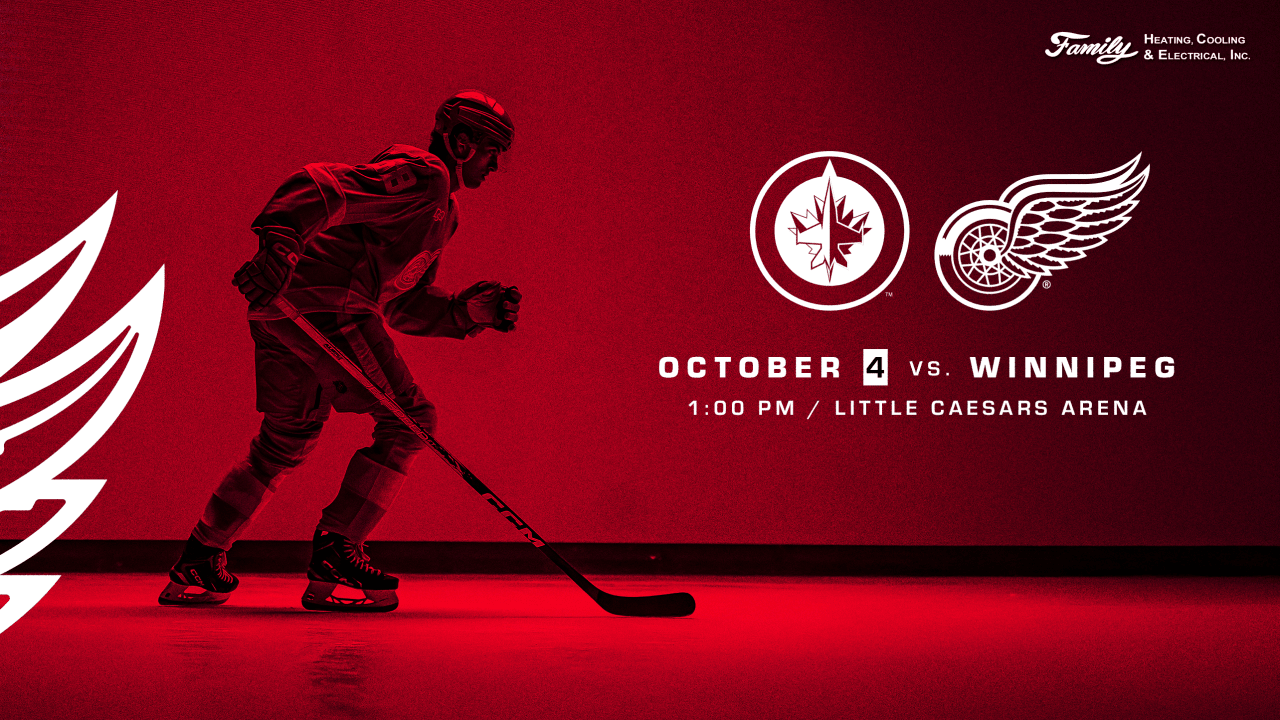 PREVIEW: Detroit, Winnipeg set to square off in Sunday matinee