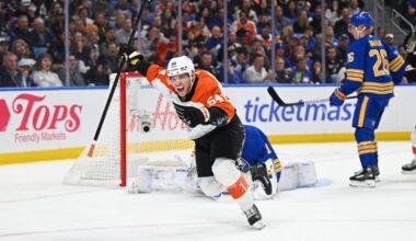 Knuble nets first two NHL goals, Flyers defeat Sabres