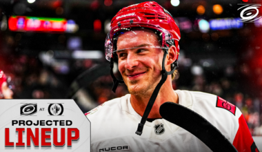 Projected Lineup: October 17 at Winnipeg