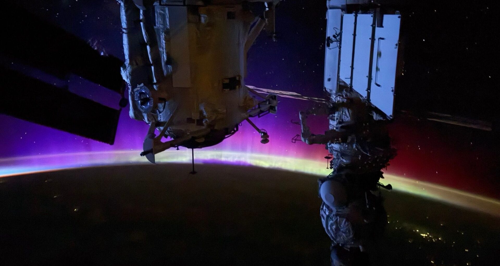 Astronaut captures mesmerizing auroras with iPhone from ISS photo of the day for Oct. 13, 2026