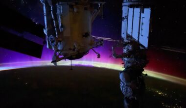 Astronaut captures mesmerizing auroras with iPhone from ISS photo of the day for Oct. 13, 2026