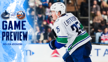 Canucks Continue Road Trip with Tuesday Evening Game Against Islanders