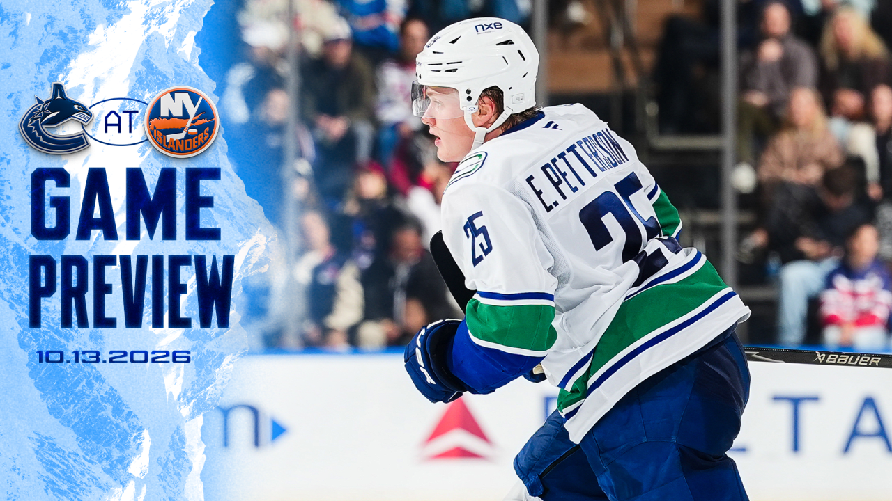 Canucks Continue Road Trip with Tuesday Evening Game Against Islanders