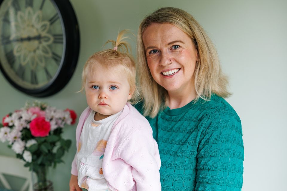 Joanne Pasternak, who has ADHD and is pictured here with her daughter Sadie, noticed 'the wheels fell off a bit more' after the birth of each child. Photo: Mark Condren