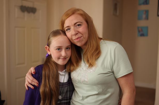 Vicky Carney with her daughter Ilia at home in Spital