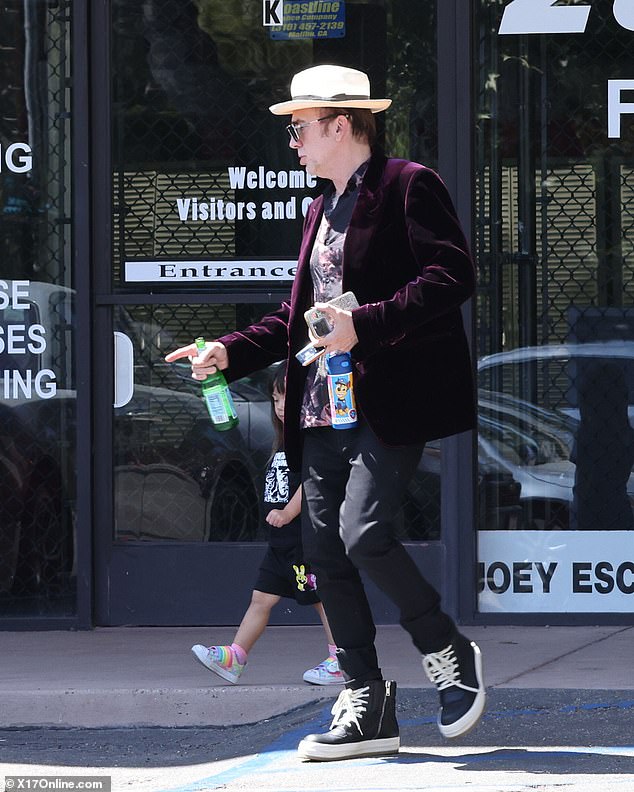 Nicolas Cage enjoyed a rare outing with his wife, Riko Shibata, and their three-year-old daughter, August Francesca Coppola, over the weekend