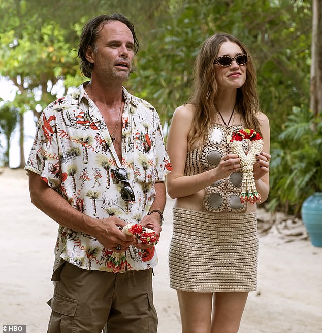 Since its premiere she has faced ridicule over her teeth in an SNL sketch as well as rumours of a feud with co-star and onscreen love interest Walton Goggins (pictured together on the show)