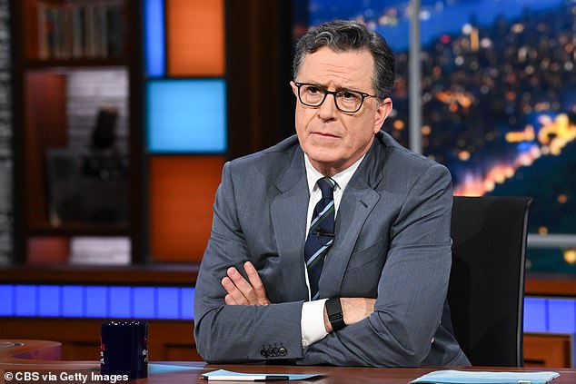 Earlier in the evening, the TV personality made a plea to Hollywood to hire his staff after the show's cancellation while presenting the award for Best Lead Actor in a Comedy Series; seen in June