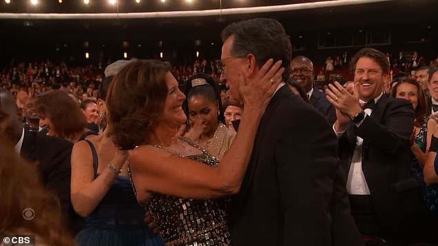 In conclusion, he added, 'I have never loved my country more desperately. God bless America. Stay strong, be brave, and if the elevator tries to bring you down, go crazy and punch a higher floor! Woo!'