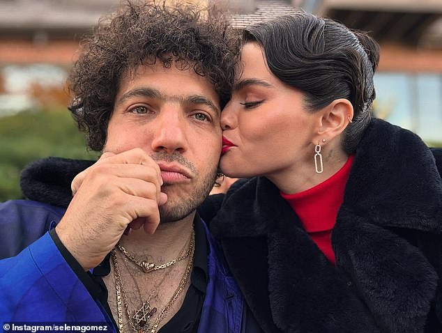 The couple attended Lil Dicky's nuptials together, with Selena sharing images from the glamorous celebrations to her Instagram at the time