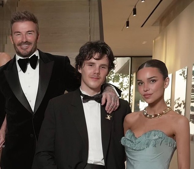 When Jackie Apostel (right) started dating Cruz Beckham (middle) a little over a year ago she was an aspiring songwriter, a former member of a little-known Brazilian girl band called Schutz