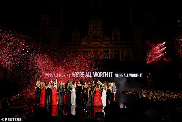 Stars descended on Paris City Hall for a star-studded show titled 'Liberty. Equality. Sisterhood. Because You're Worth It'