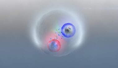 Top quarks embrace in quasi-bound toponium – Physics World