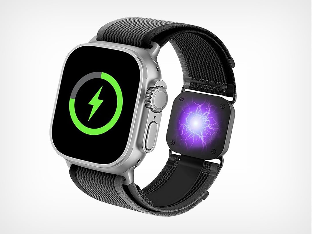 Finally, someone made an Apple Watch strap with a built-in Wireless Charger