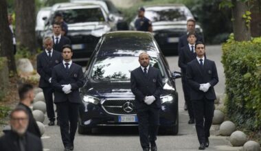 Private funeral service held for Italian designer Giorgio Armani