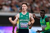 thumbnail: Ireland's Cian McPhillips celebrates winning his men's 800m heat during day four of the World Athletics Championships in Tokyo, Japan. Photo: Sam Barnes/Sportsfile