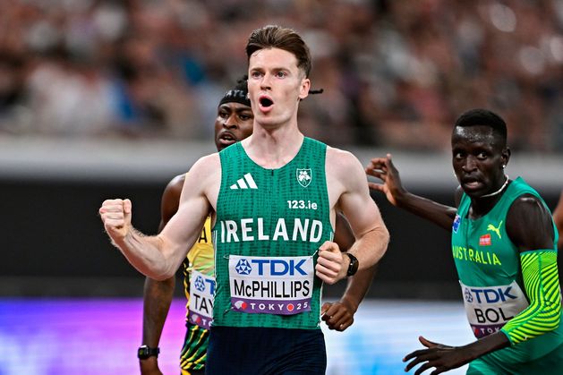 Ireland’s Cian McPhillips and Mark English qualify in style for 800m semi-finals at World Athletics Championships