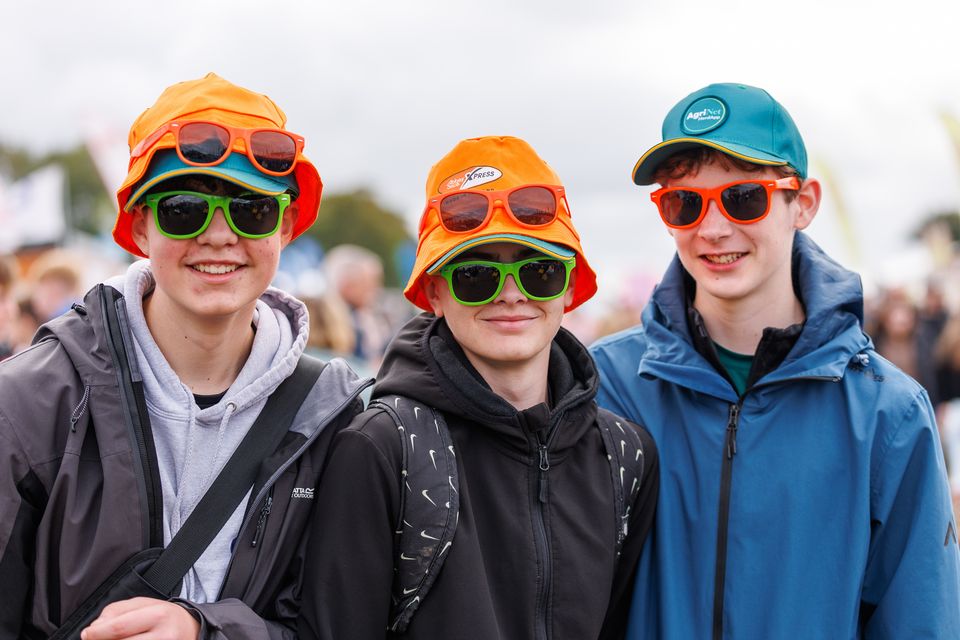 Enjoying the first day of the National Ploughing Championships in Screggan, Tullamore, Co. Offaly. Pic: Mark Condren