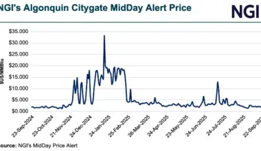 Heat Eases and Demand Dips, Sending Natural Gas Futures Lower — MidDay Market Snapshot