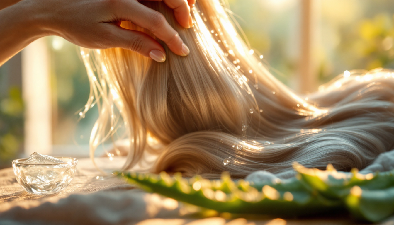 I tried aloe vera on my 60+ hair for 3 days... hair moisture increased 27% despite fall dryness