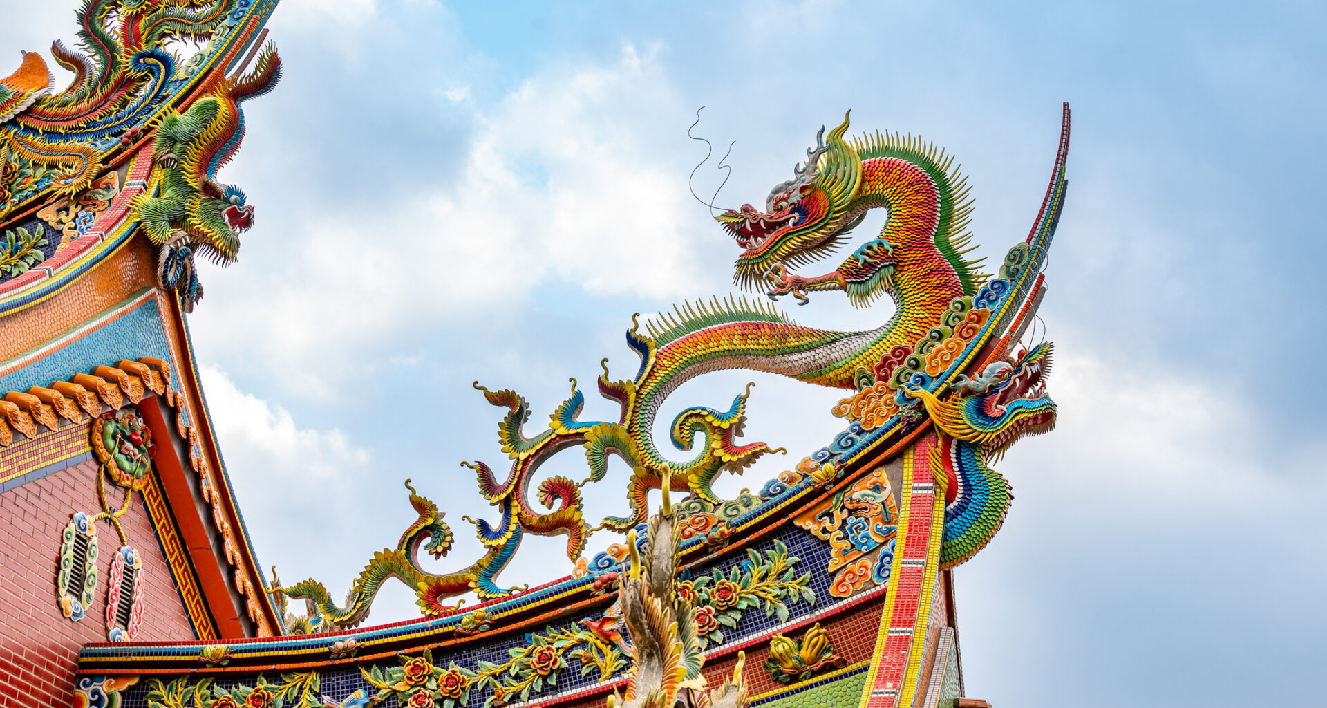 Jiufen Zhaoling Temple. Taoist temples in Taiwan