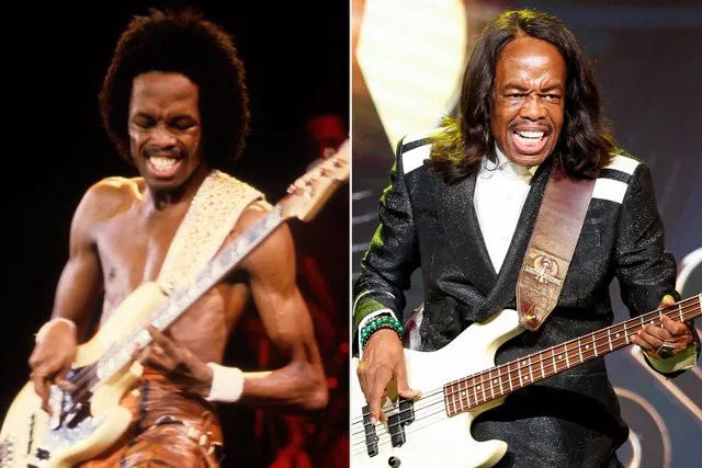 Ed Perlstein/Redferns/Getty ; JC Olivera/Variety via Getty Verdine White in 1979; Verdine White in 2025.