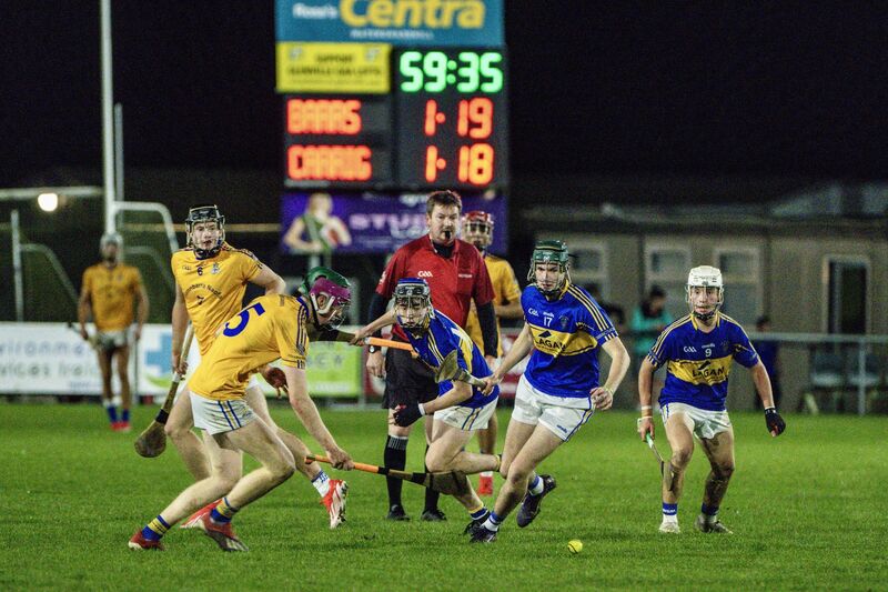 Carrigtwohill and St Finbarr’s get stuck in as the Premier 2 Minor Hurling Championship semi-final goes right down to the wire with just a point between the sides in the dying minutes. Carrigtwohill and St Finbarr’s get stuck in as the Premier 2 Minor Hurling Championship semi-final goes right down to the wire with just a point between the sides in the dying minutes.