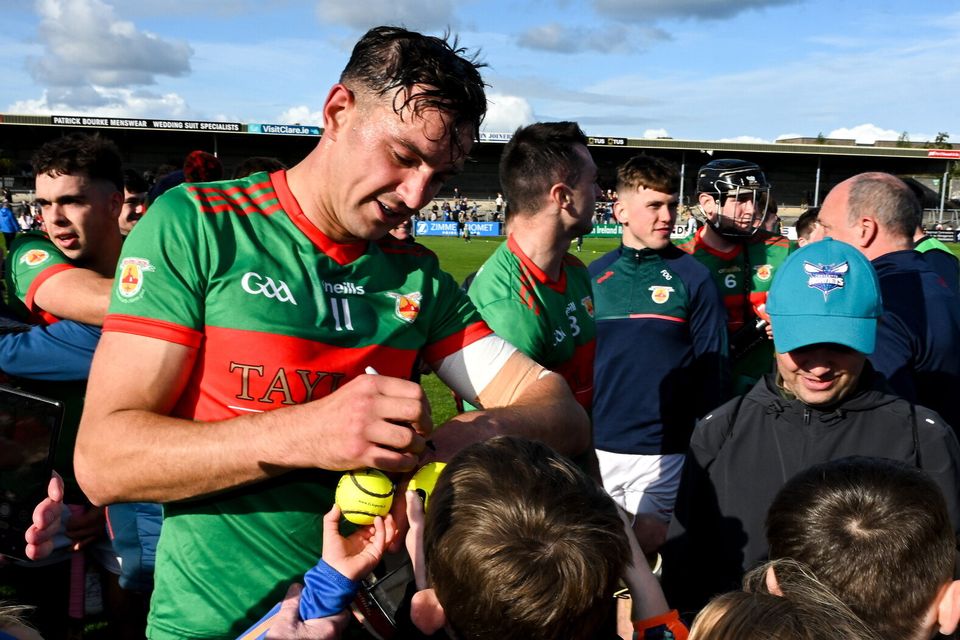 Peter Duggan's Clooney-Quin are in pursuit of their second Clare senior hurling title. Photo: Ray McManus/Sportsfile.