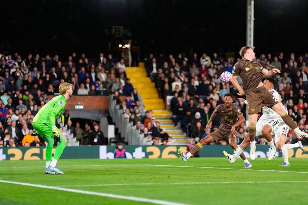 Nathan Collins has a tough night as Brentford are well beaten by Fulham