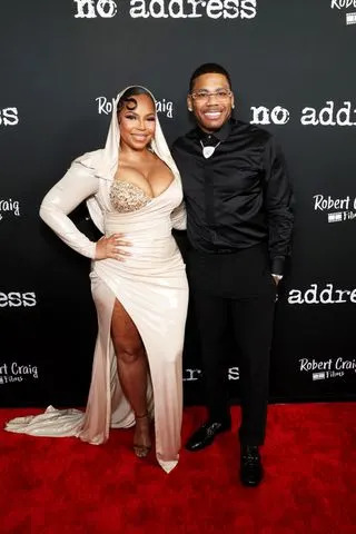 Phillip Faraone/Getty Ashanti and Nelly in February 2025