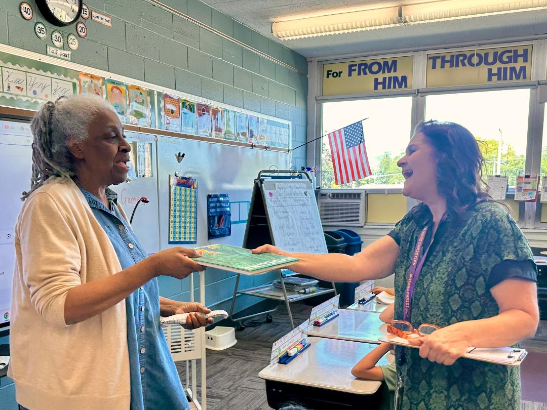 Memory Care Residents Bring Stories and Smiles to Classrooms