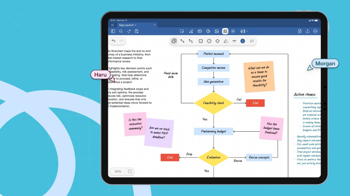 Goodnotes collaborative docs and AI assitant to cater to professional users