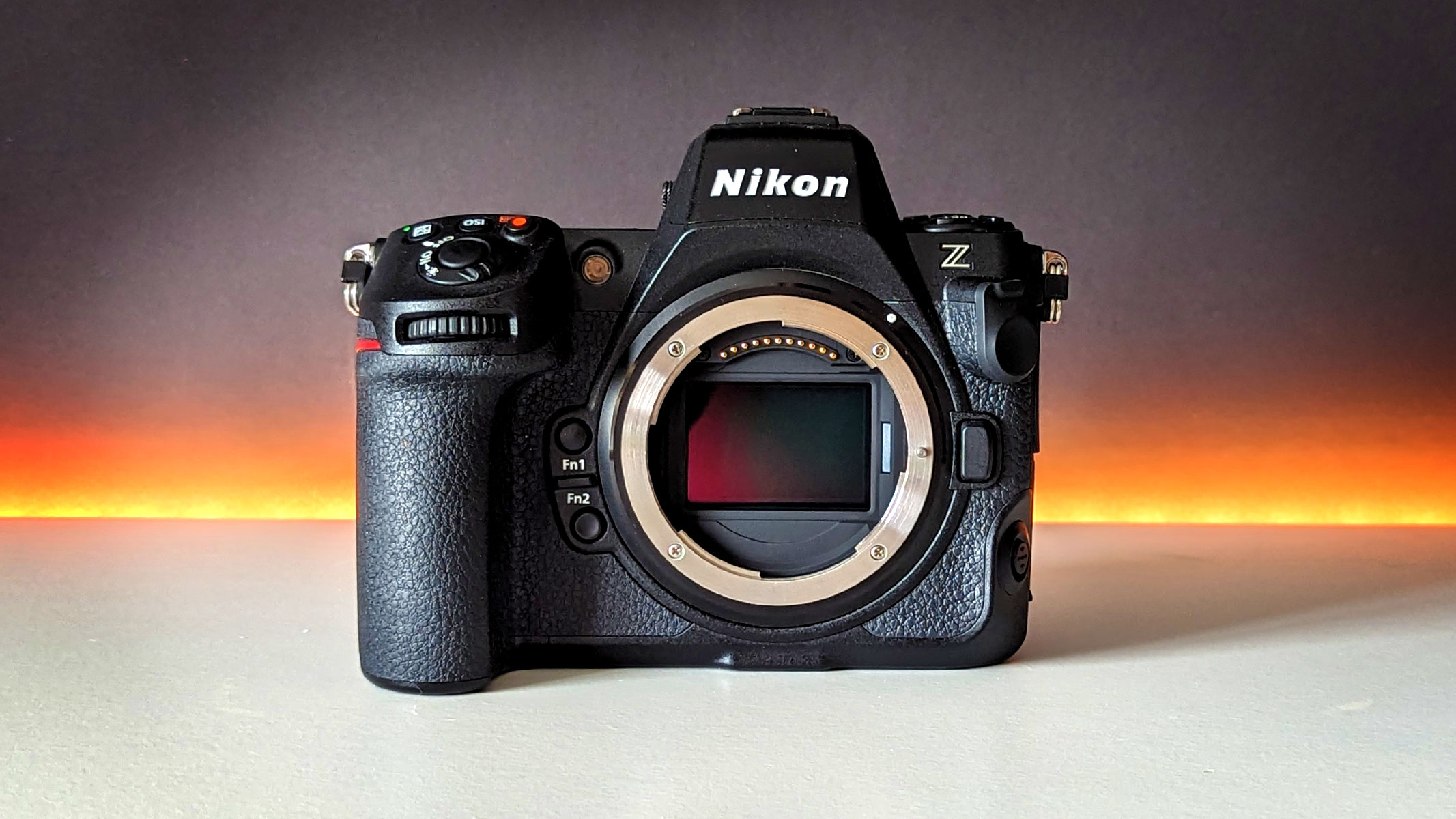 Nikon Z8 on a white table