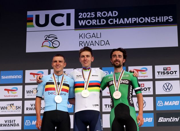 Ben Healy secures first Irish podium finish at UCI Road World Championships since Seán Kelly in 1989