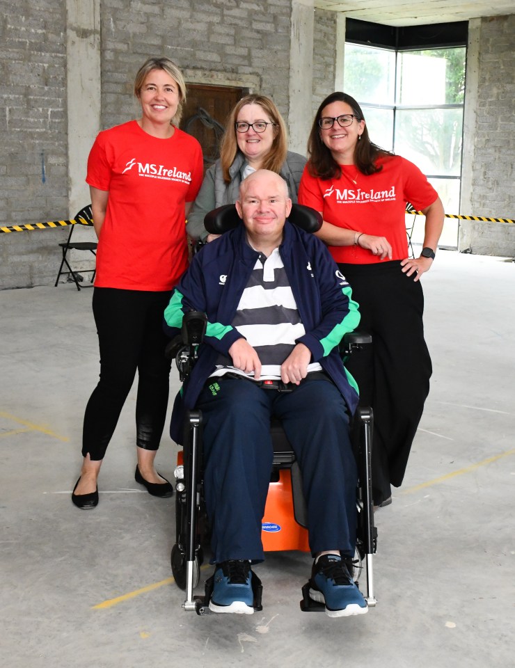 Members of the MS community and MS Ireland team mark the moment with pride, underlining the importance of accessible spaces and dedicated services for people living with MS.