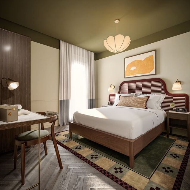 A 'Cosy' bedroom at The Hoxton