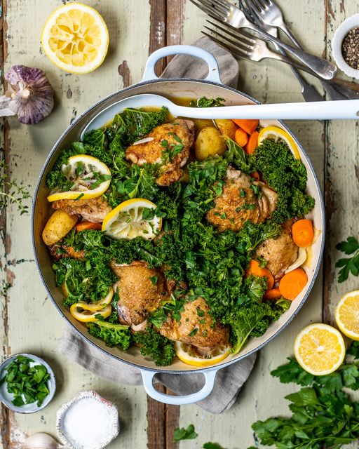 One-Pan Roast Chicken. Photo: Donal Skehan; Food Styling: Charlotte O’Connell  ​
