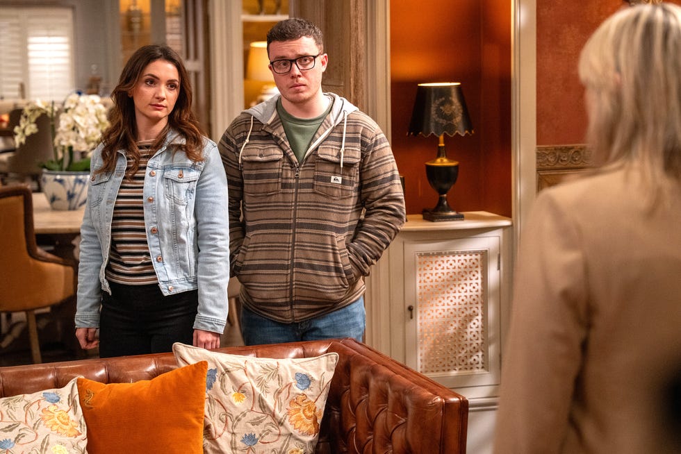 gabby, vinny, kim, emmerdale