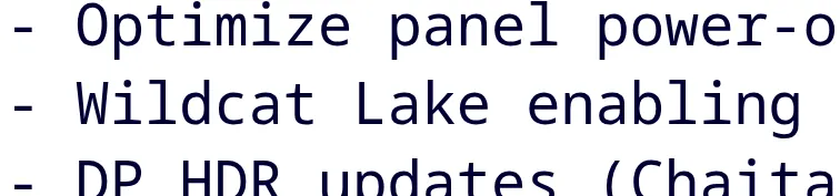 Intel Preps Wildcat Lake Display Support For Linux 6.18, "enable_panel_replay" Option