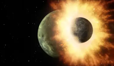 Earth was born dry until a cosmic collision made it a blue planet