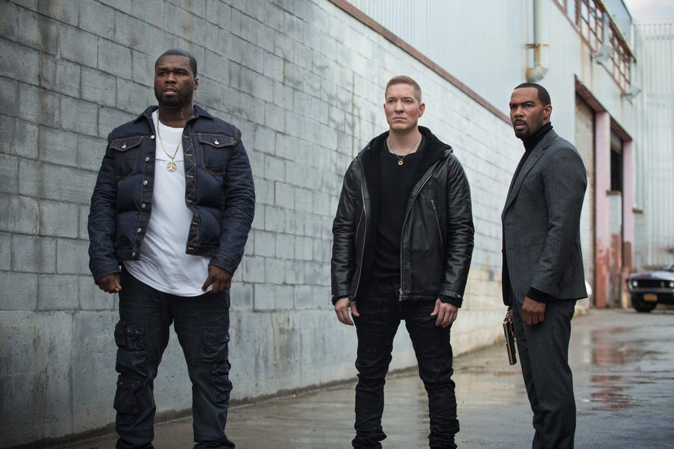 50 cent as kanan, joseph sikora as tommy egan, omari hardwick as ghost, james st patrick, power