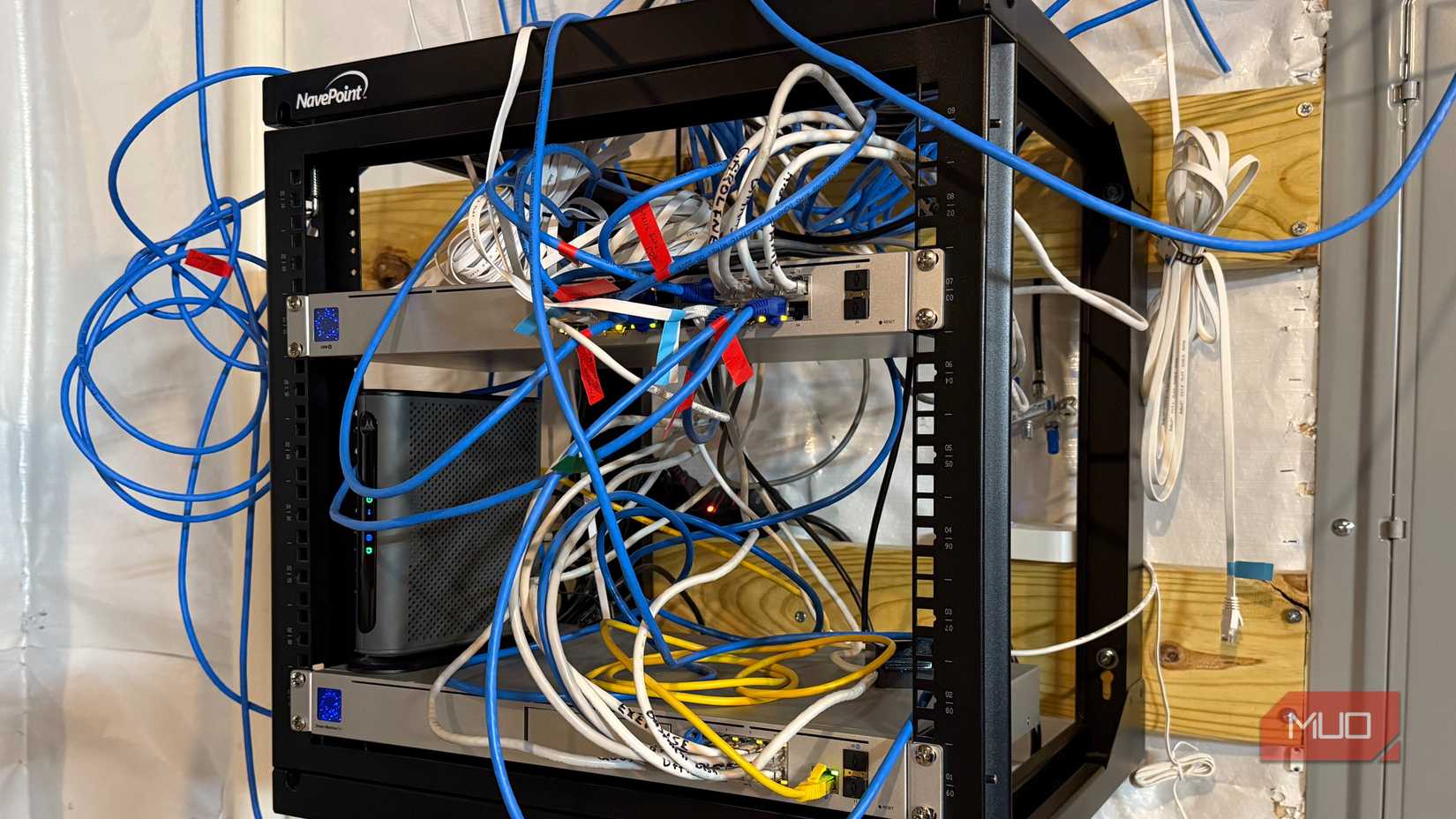 ubiquiti router in basement